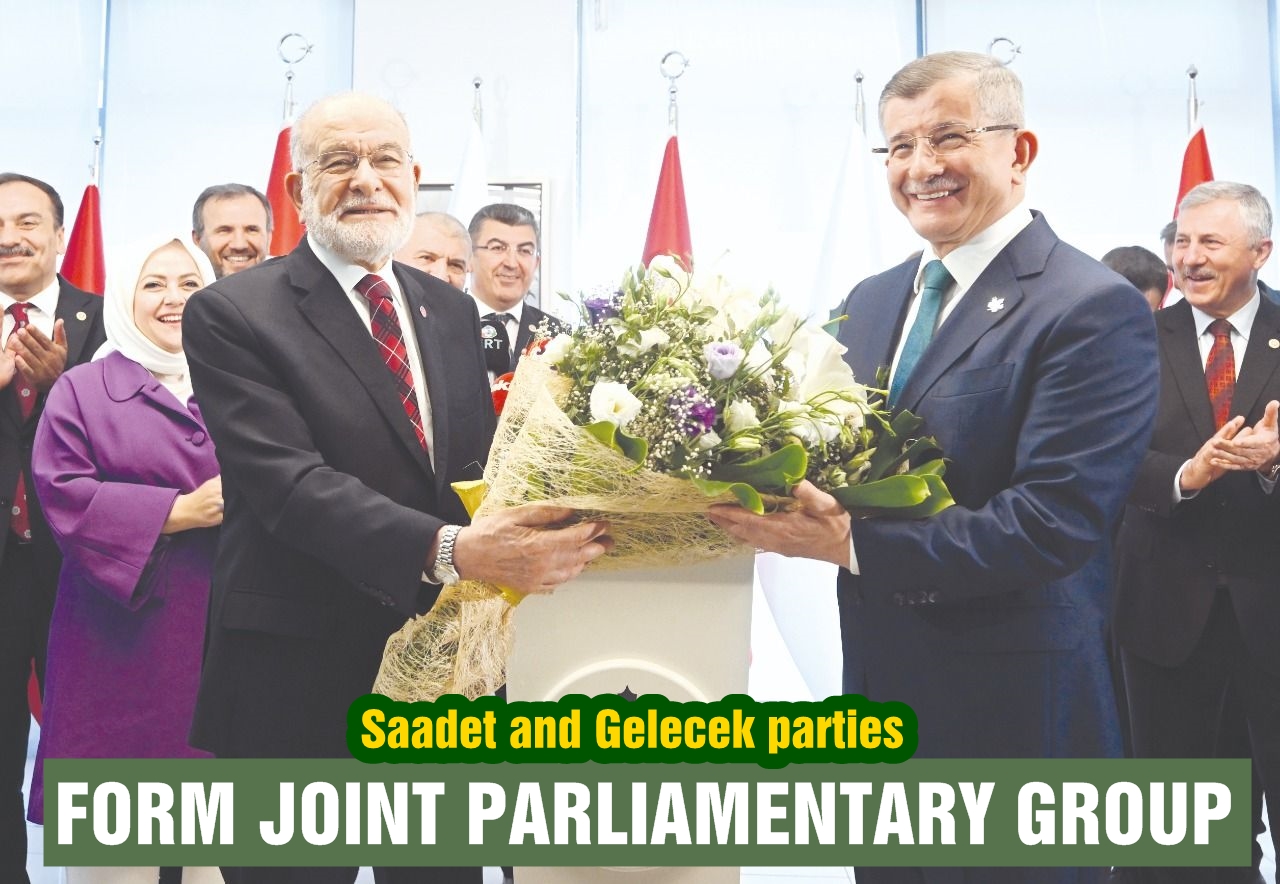 Saadet and Gelecek parties form joint parliamentary group