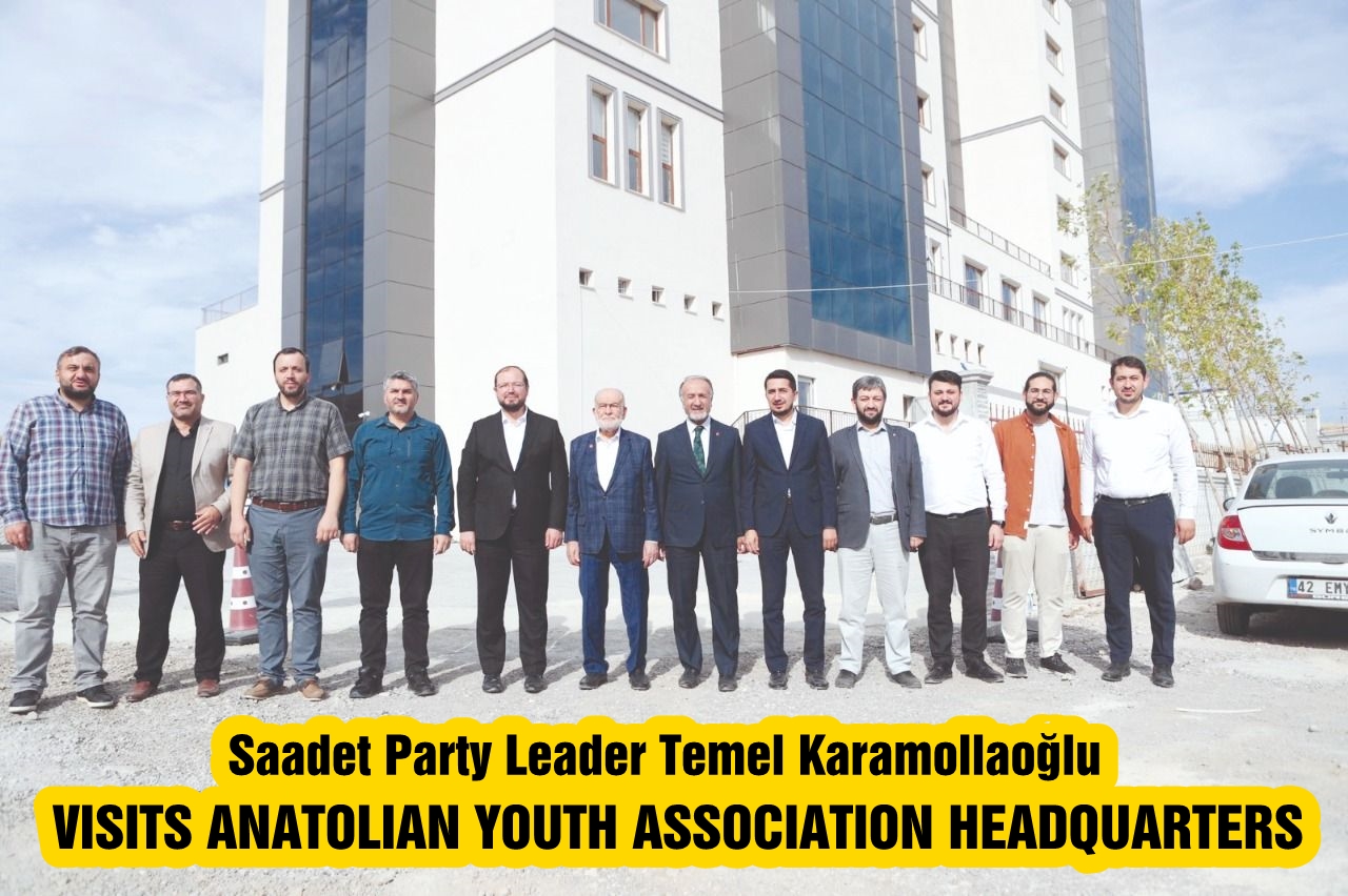 Saadet Party Leader Temel Karamollaoğlu visits AGD headquarters