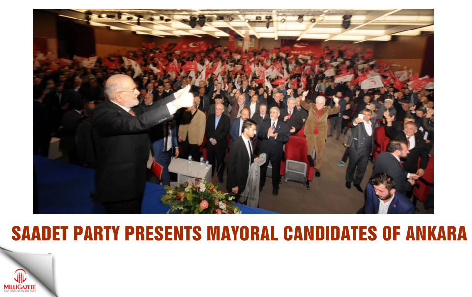 Saadet Party presents mayoral candidates of Ankara