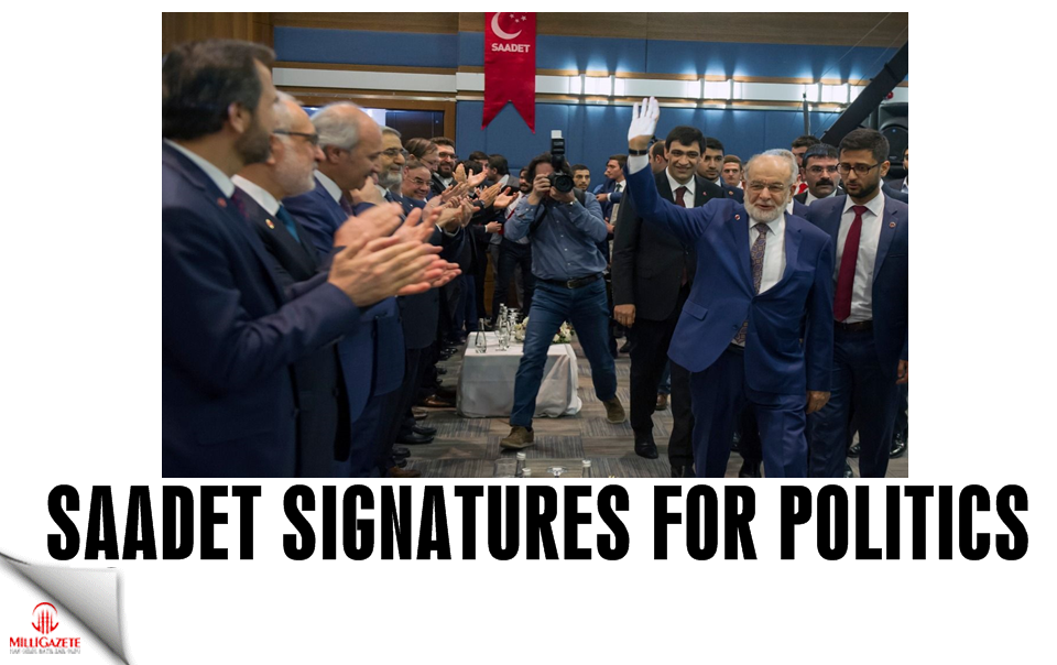 Saadet signatures for politics