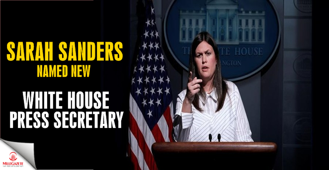 Sarah Sanders named new White House press secretary
