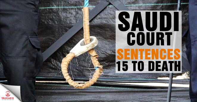Saudi court sentences 15 to death