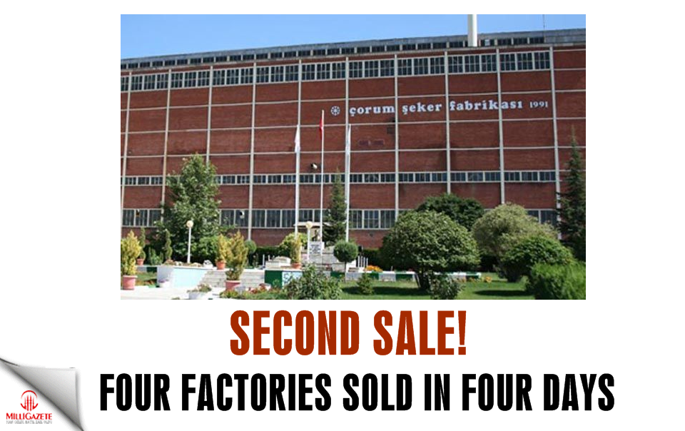 Second sale! Four factories sold in four days