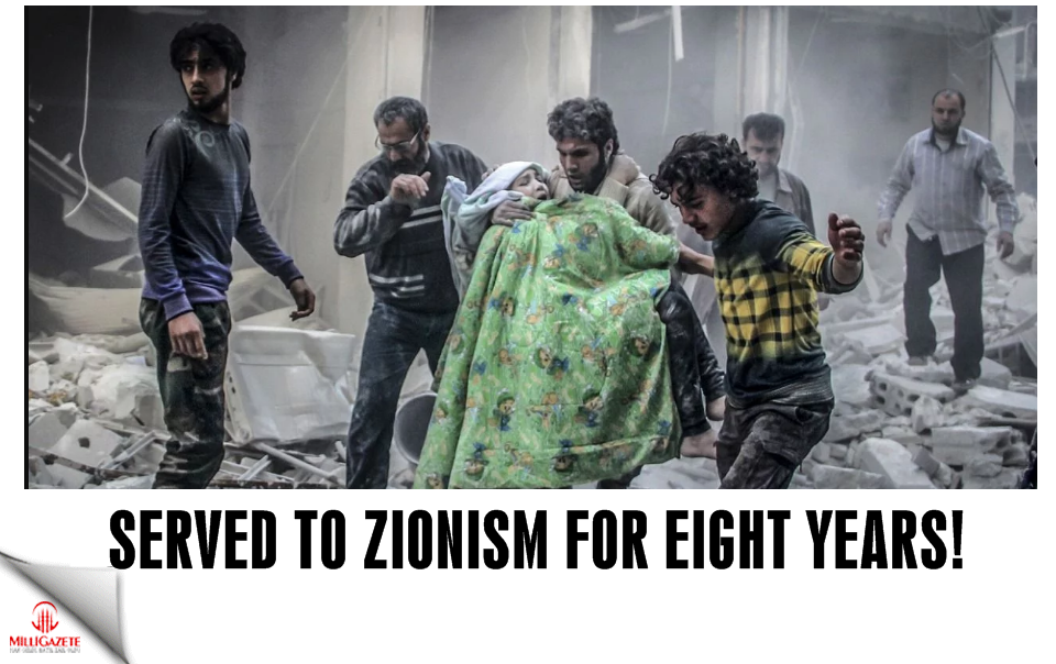 Served to Zionism for eight years!