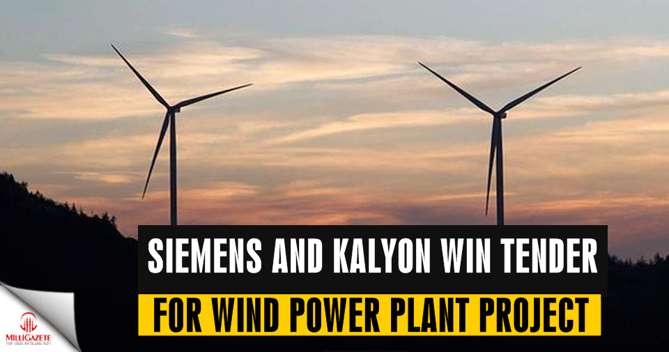 Siemens and Kalyon win tender for wind power plant project