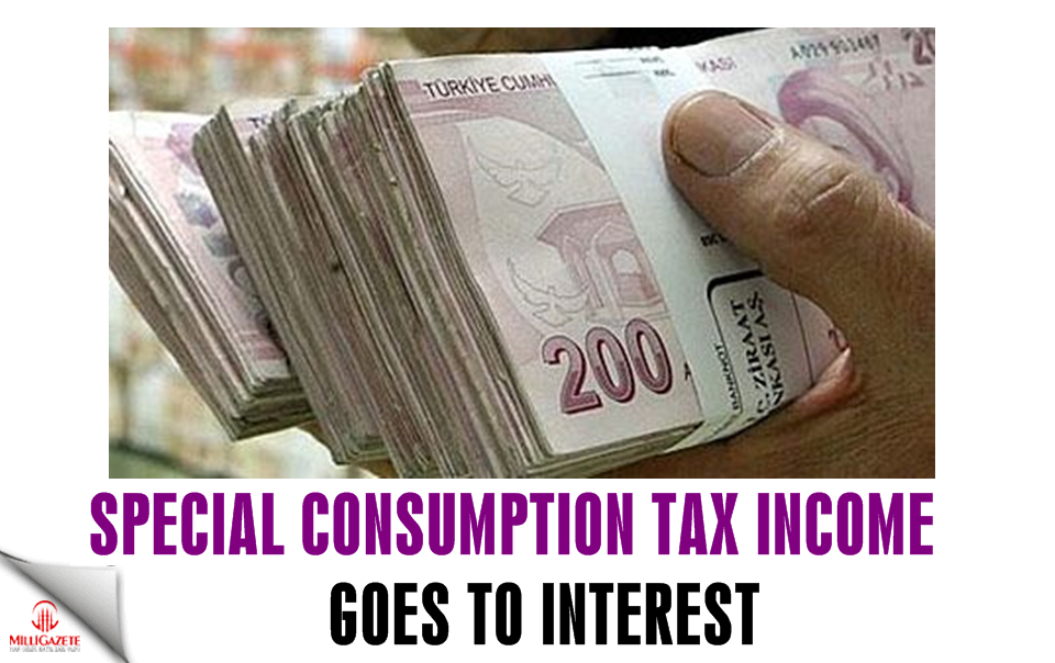 Special Consumption Tax income goes to interest
