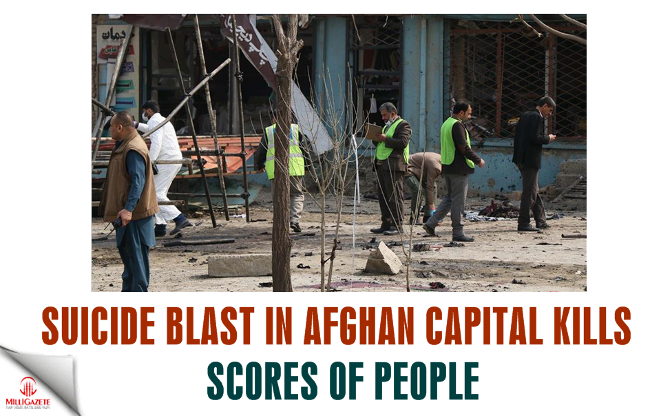 Suicide blast in Afghan capital kills scores of people
