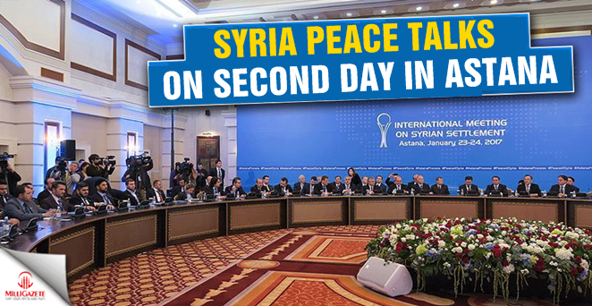 Syria peace talks on second day in Astana