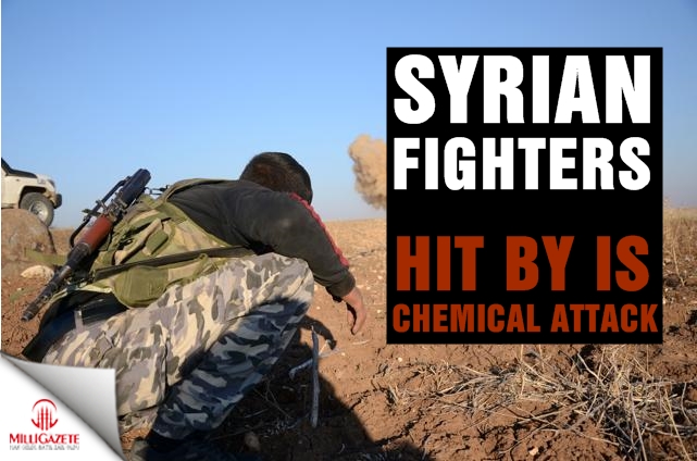 Syrian fighters hit by IS chemical attack