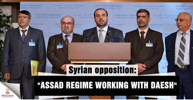 Syrian opposition: 'Assad regime working with Daesh'
