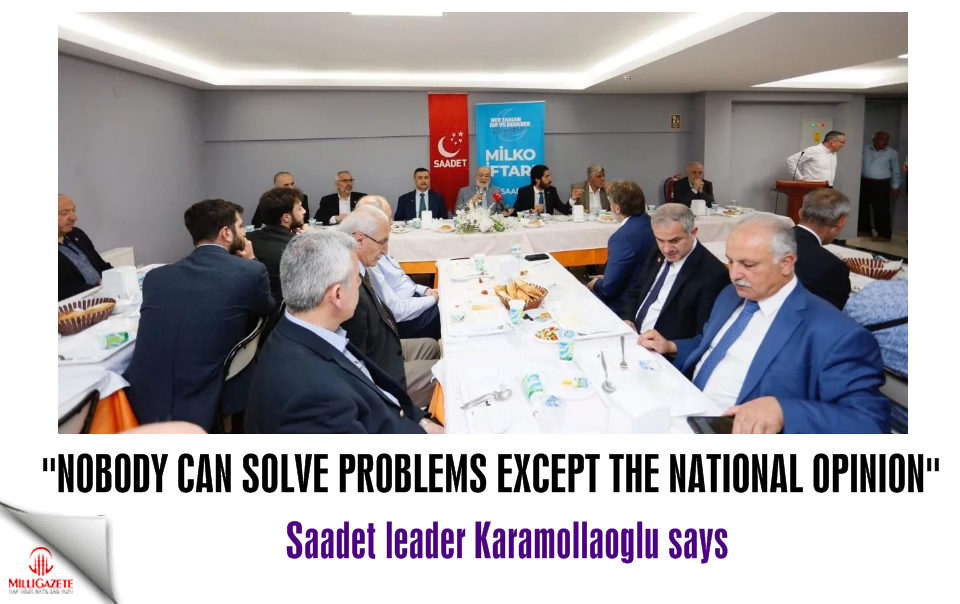 Temel Karamollaoğlu: Nobody can solve problems except National Opinion