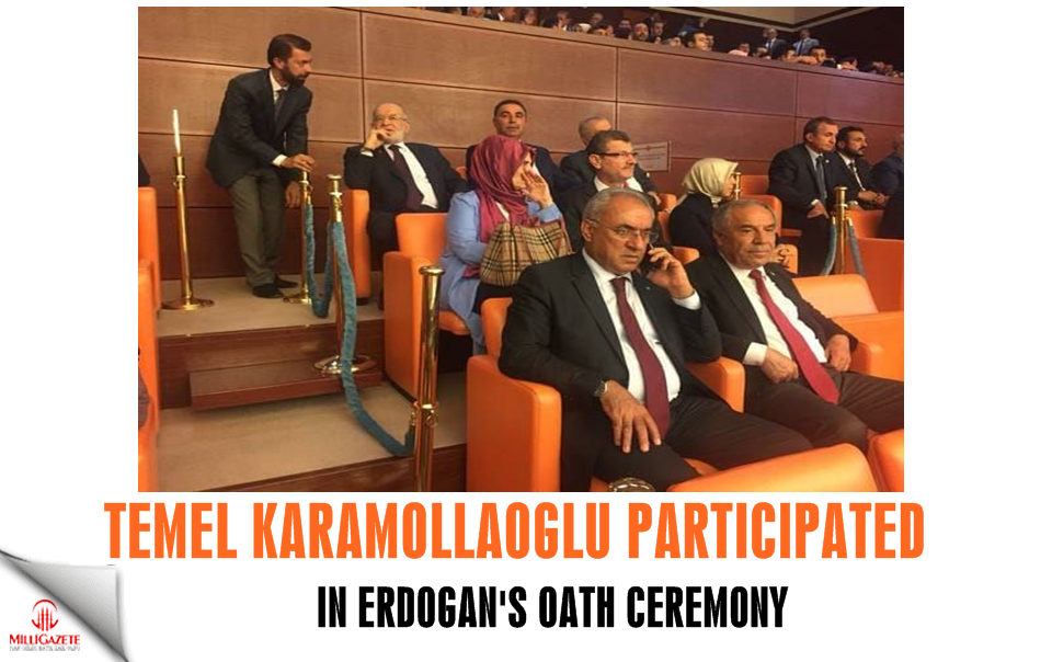 Temel Karamollaoğlu participated in Erdogan's oath ceremony