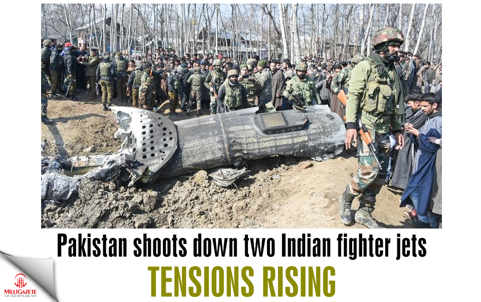 Tensions rising: Pakistan shoots down two Indian fighter jets