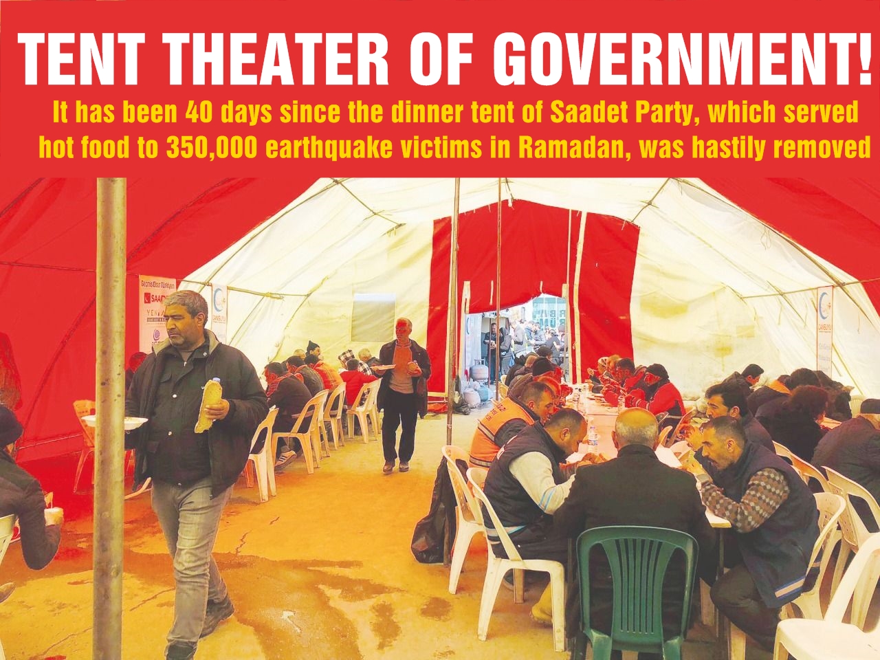 Tent theater of government!