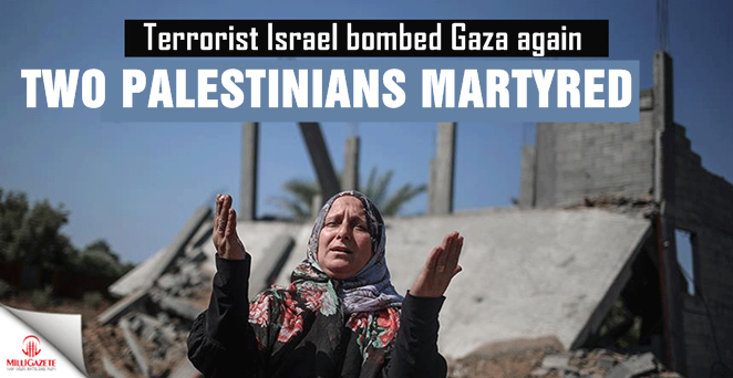 Terrorist Israel bombed Gaza again