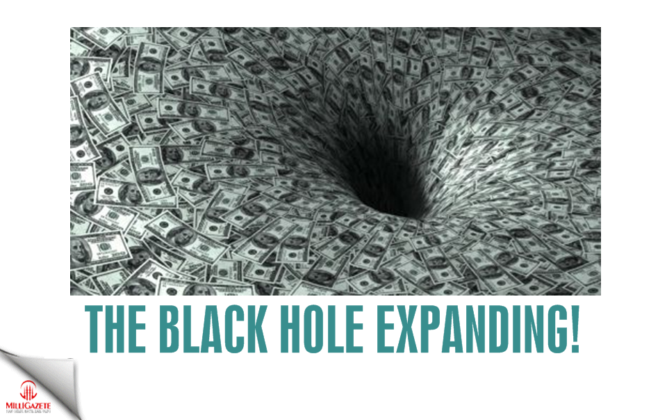 The black hole expanding!
