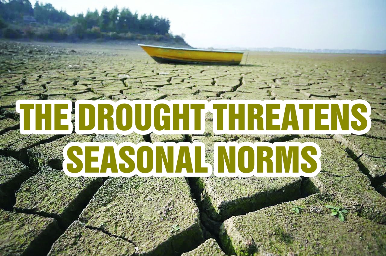 The drought threatens seasonal norms