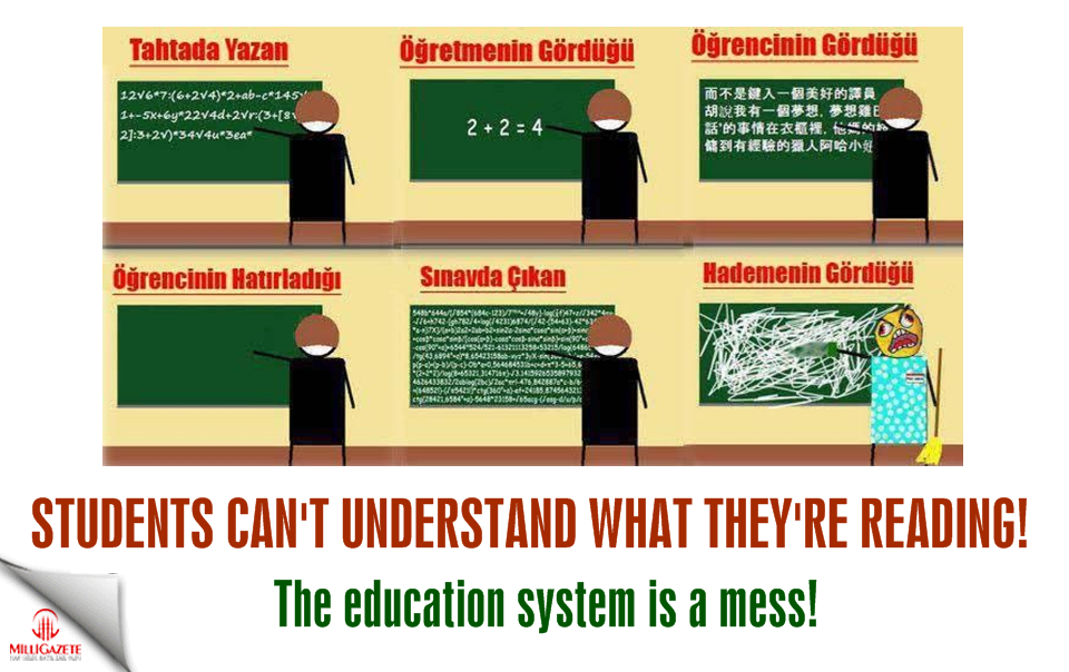 The education system is a mess! Students can't understand what they're reading!