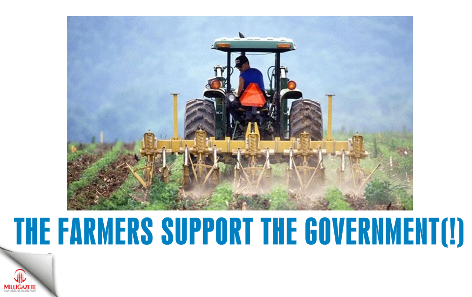 The farmers support the government(!)