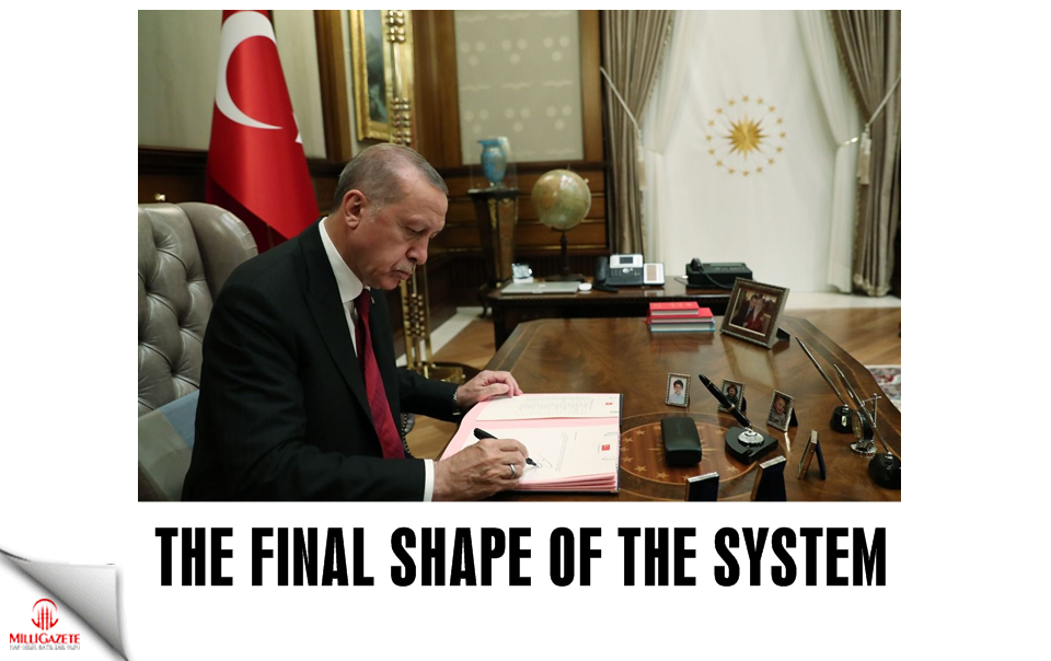 The final shape of the system
