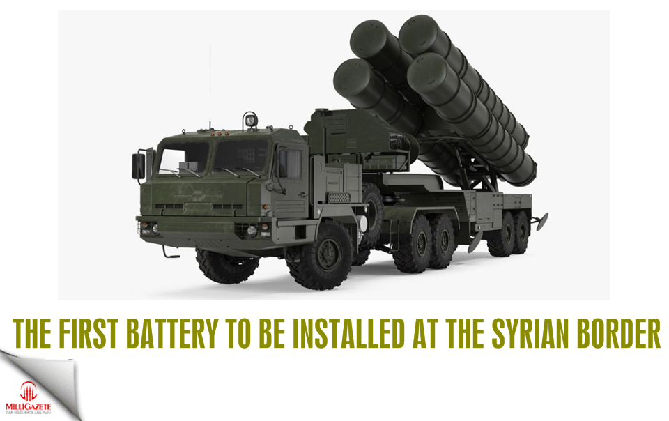 The first battery to be installed at the Syrian border