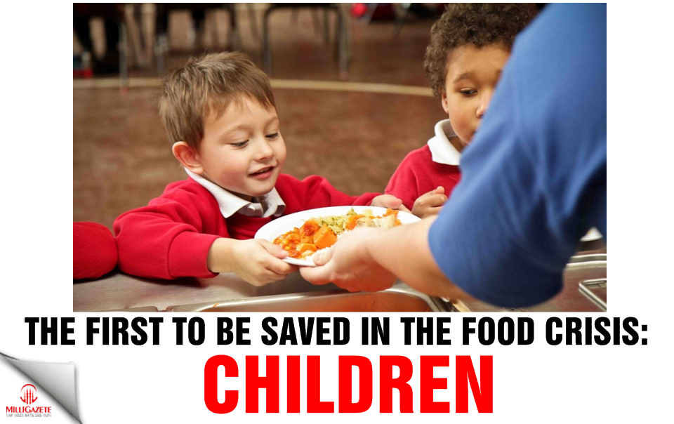 The first to be saved in the food crisis: Children