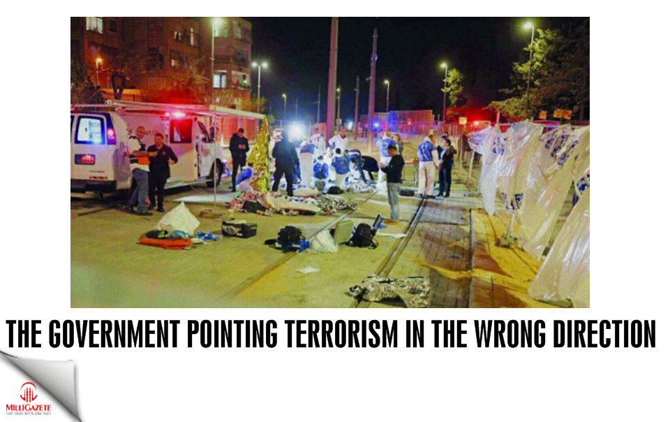 The government pointing terrorism in the wrong direction