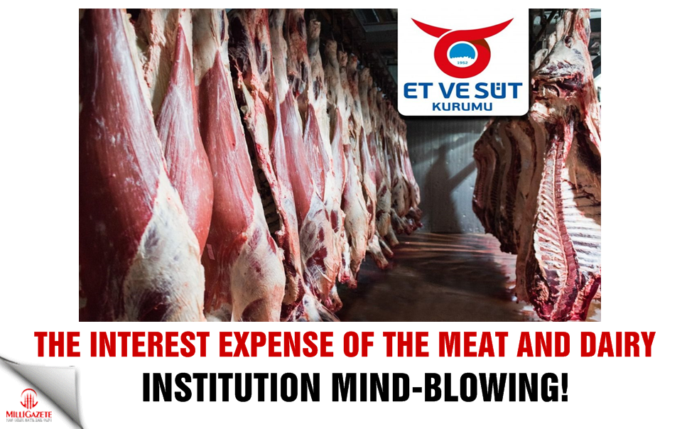 The interest expense of the Meat and Dairy Institution mind-blowing!