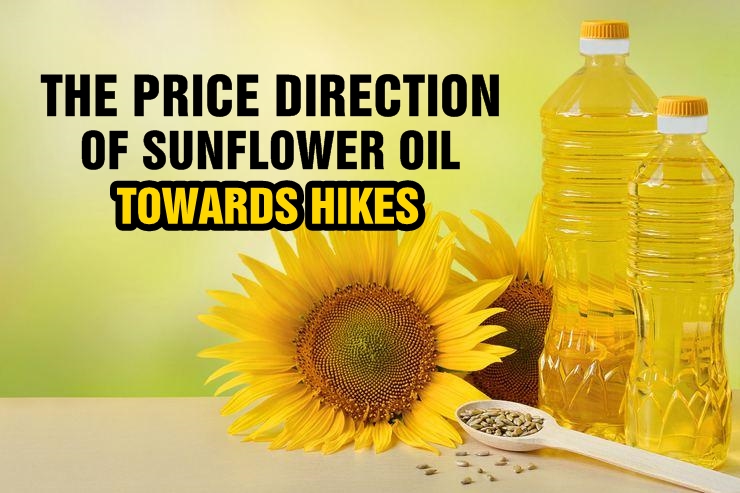 The price direction of sunflower oil towards hikes