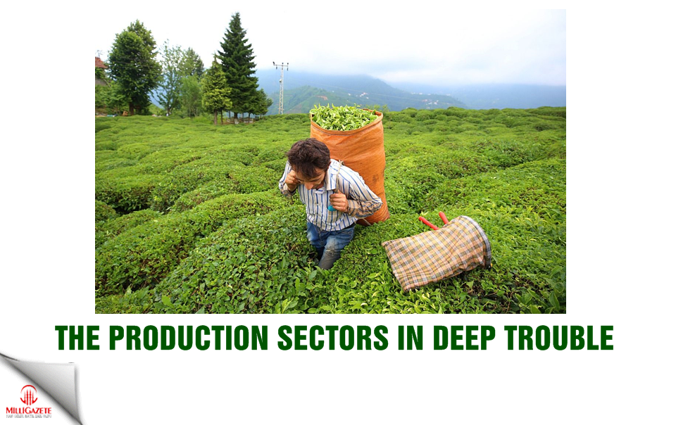 The production sectors in deep trouble