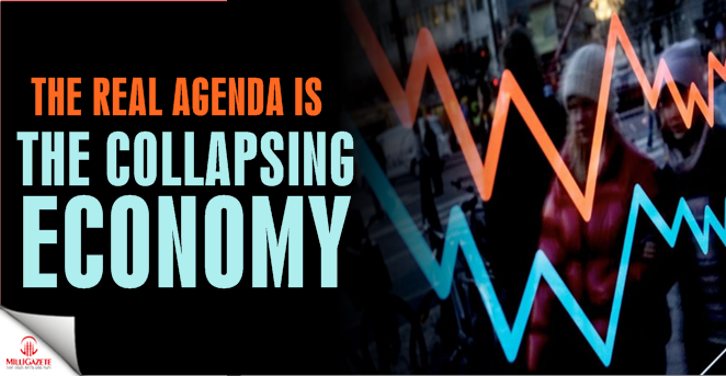 The real agenda is the collapsing economy