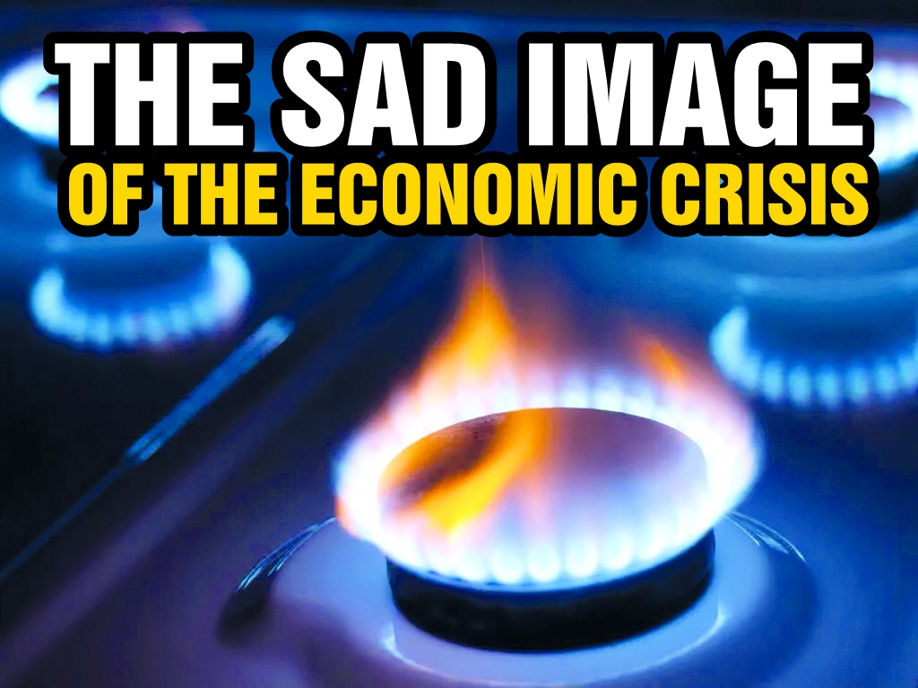 The sad image of the economic crisis