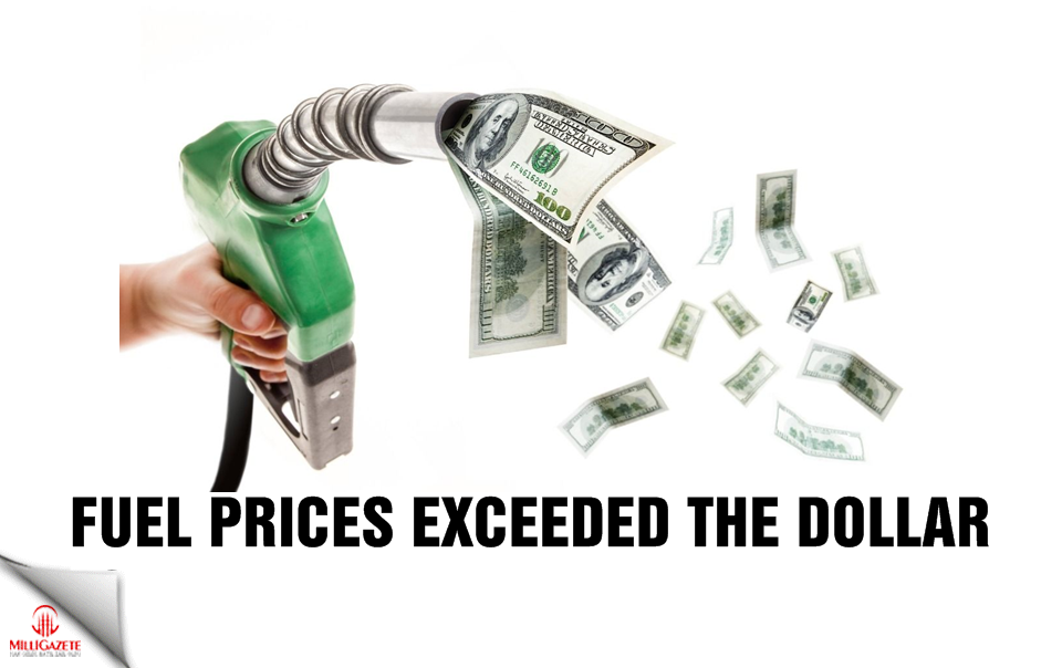 The suffering peaked, fuel prices exceeded the dollar!