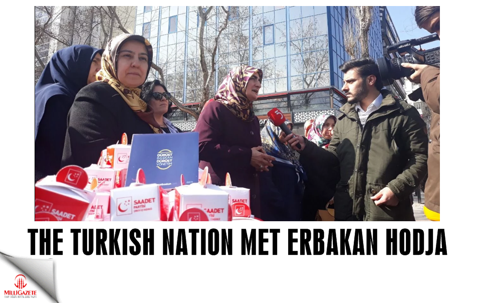 The Turkish nation met Erbakan Hodja