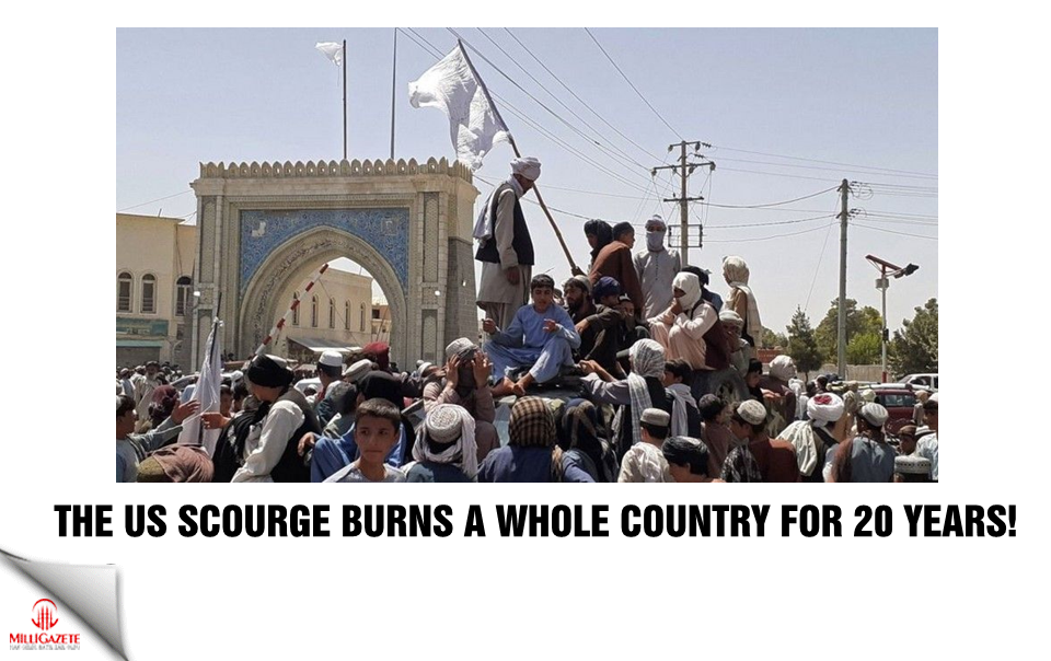 The US scourge burns a whole country for 20 years!