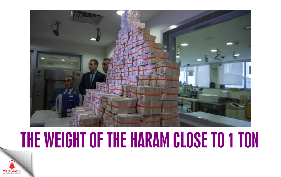 The weight of the haram close to 1 ton