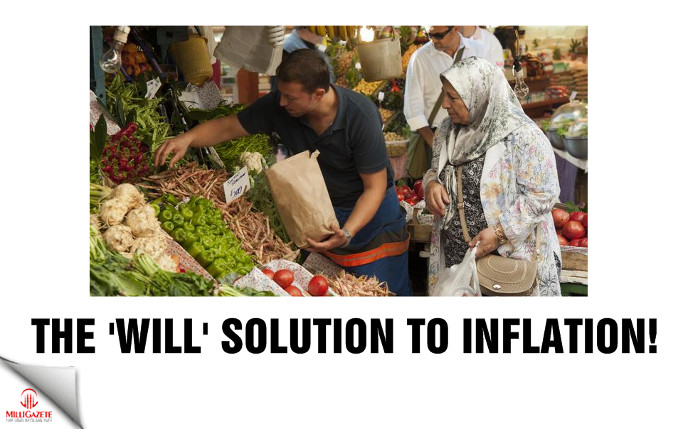 The 'will' solution to inflation!