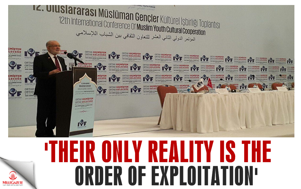 'Their only reality is the order of exploitation'