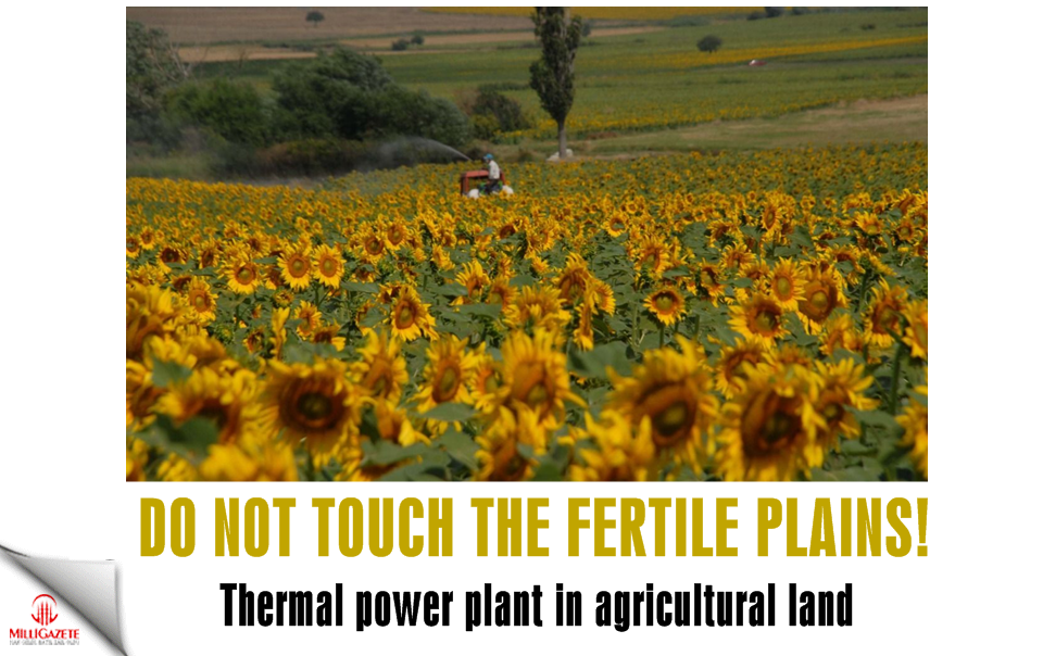 Thermal power plant in agricultural land! Do not touch the fertile plains!