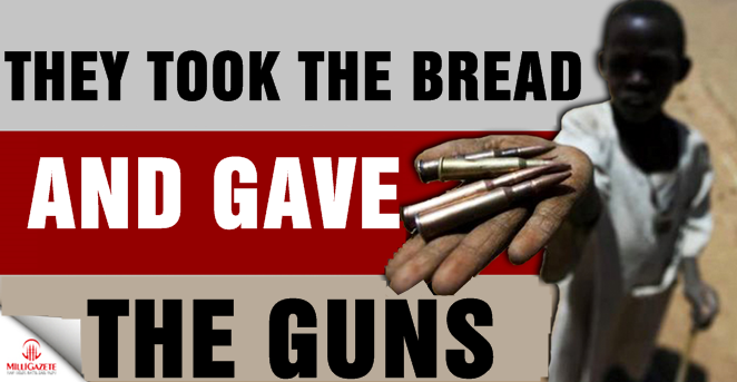 They took the bread and gave the guns