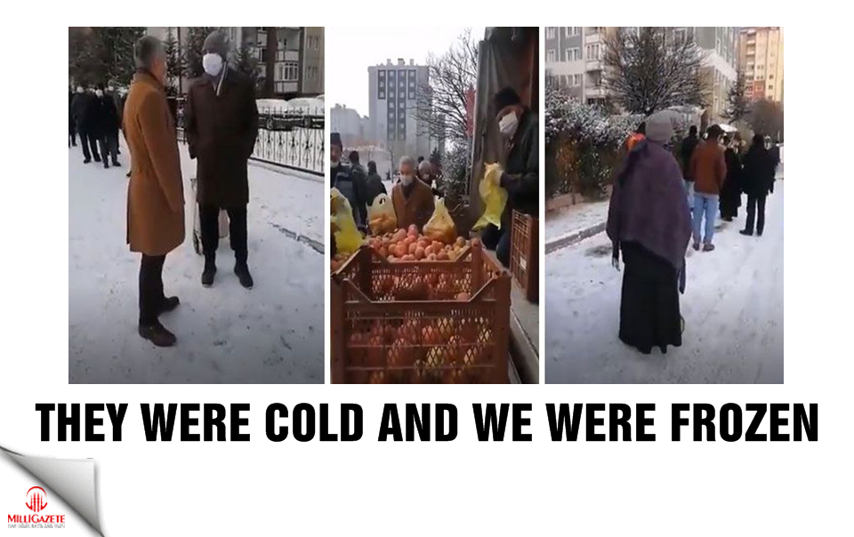 They were cold and we were frozen