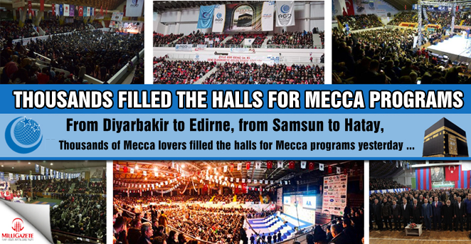 Thousands filled the halls for Mecca programs