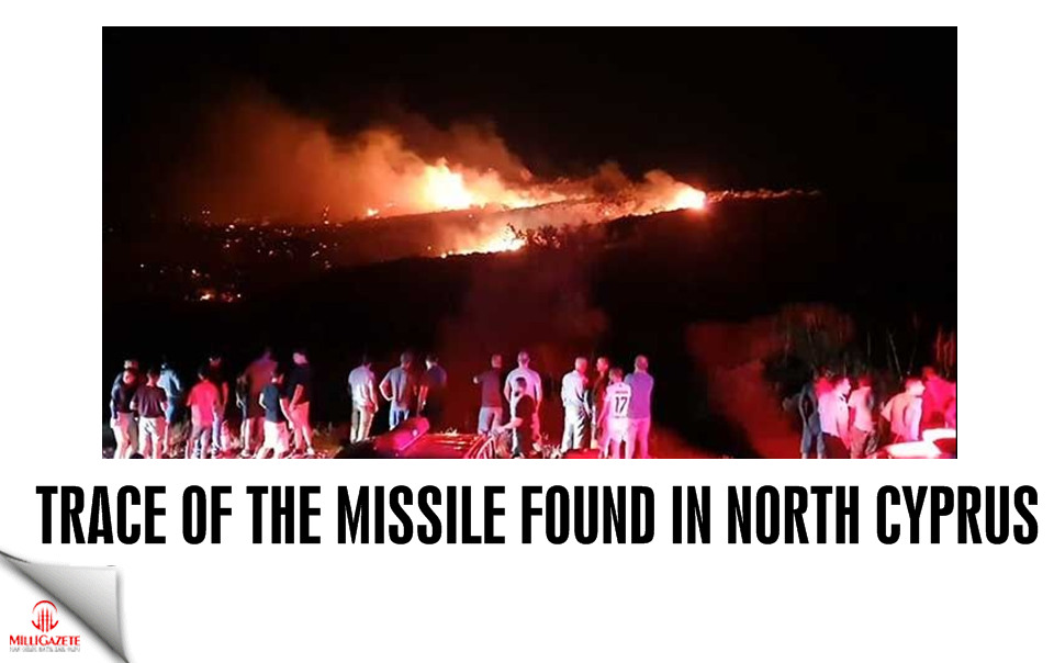 Trace of the missile found in North Cyprus