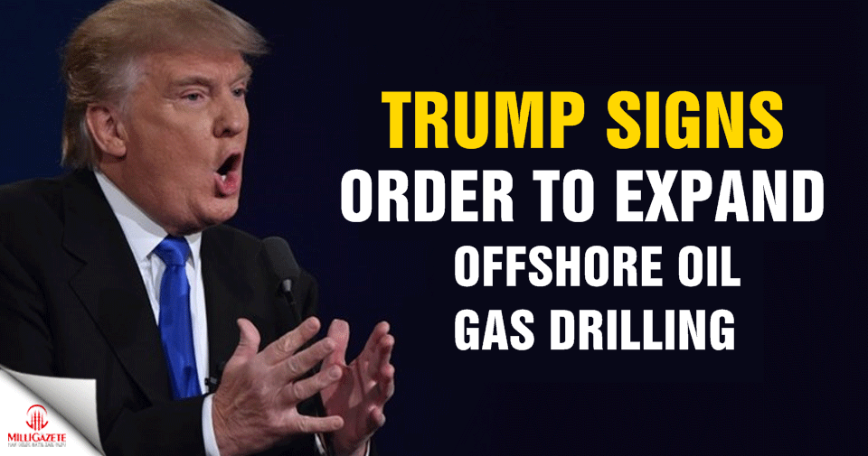 Trump signs order to expand offshore oil, gas drilling