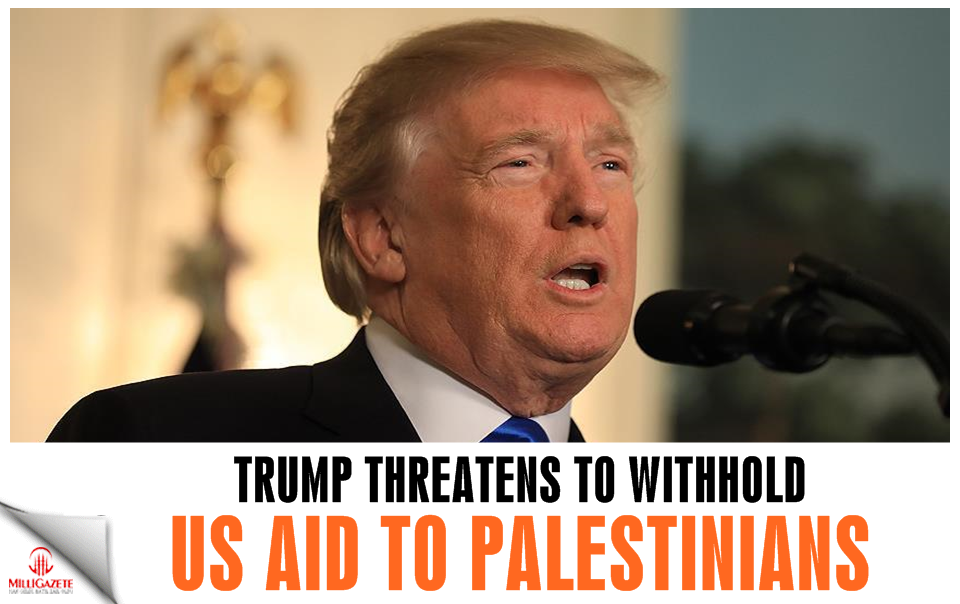 Trump threatens to withhold US aid to Palestinians