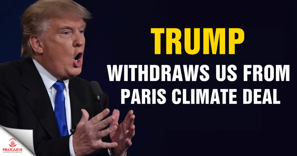 Trump withdraws US from Paris climate accord