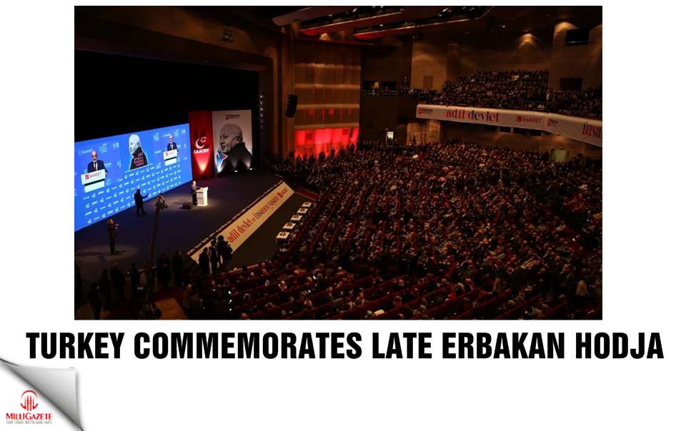 Turkey commemorates late Erbakan Hodja! Love of Erbakan did not fit in the halls!