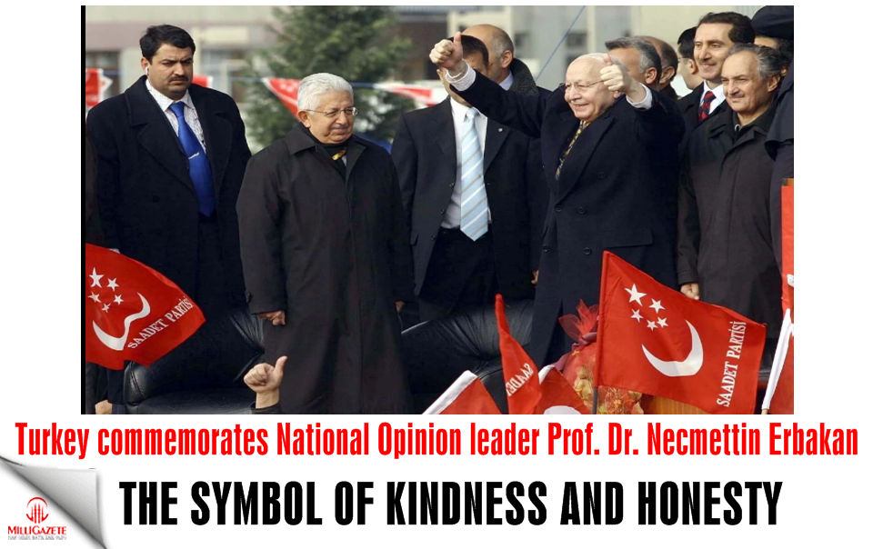 Turkey commemorates National Opinion leader Necmettin Erbakan
