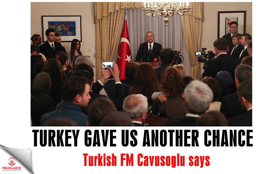 Turkey gave US another chance: FM Cavusoglu