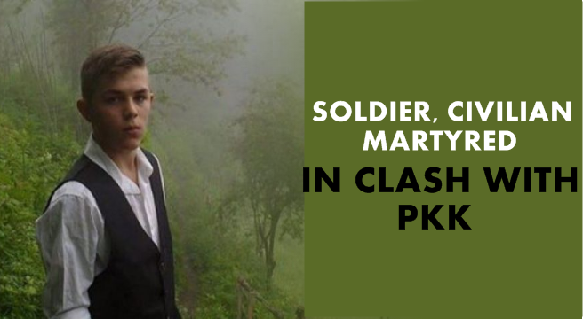 Turkey: Soldier, civilian martyred in clash with PKK